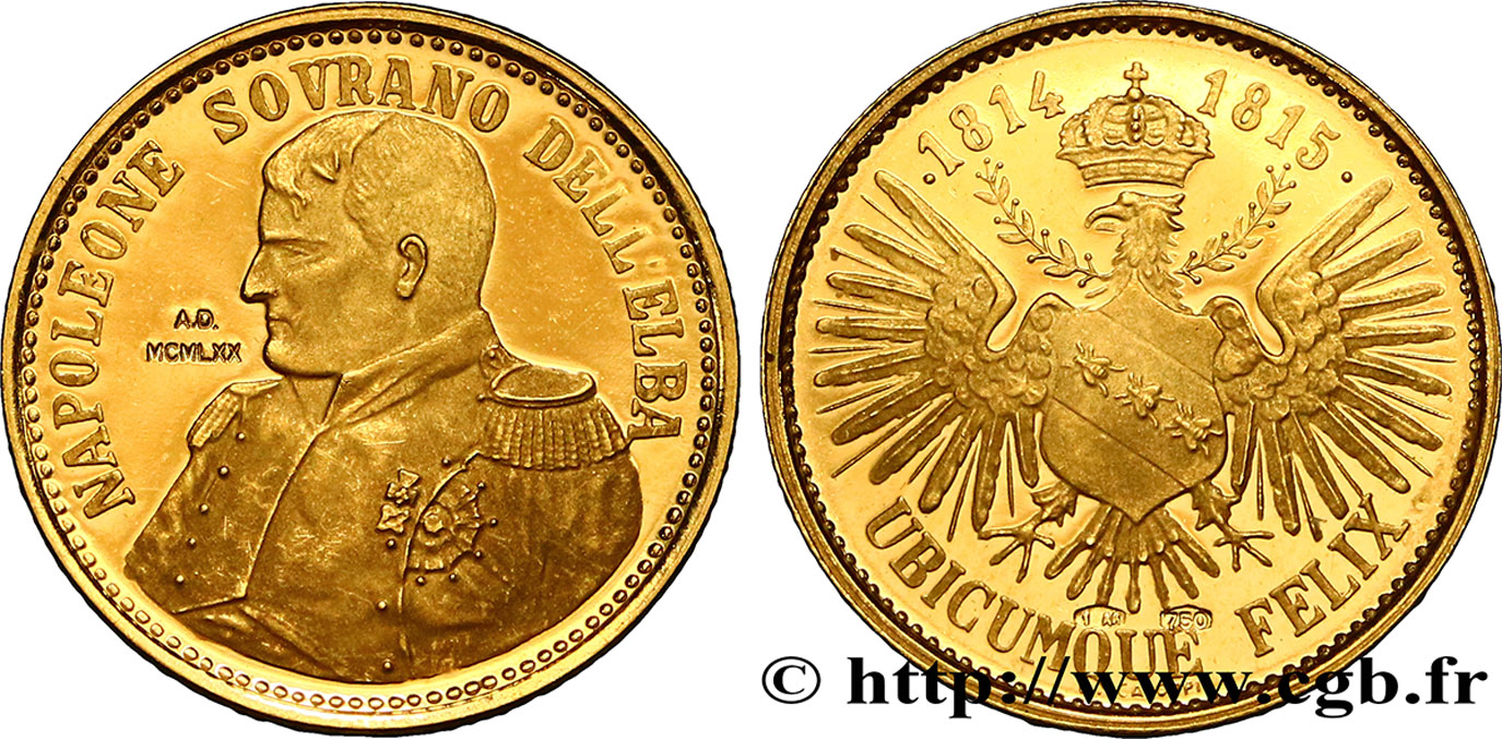 FIRST FRENCH EMPIRE. Napoléon Emperor bare head - Republican calendar Médaille de Napoléon XF