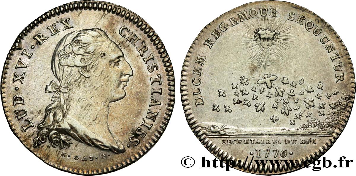SECRÉTAIRES DU ROI Émission de 1776 TTB
