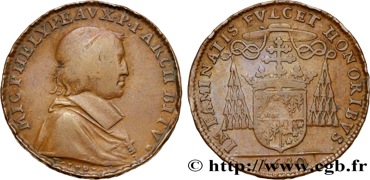 BERRY - Villes et Noblesse Michel Phélypaux de la Vrillière, archevêque de Bourges TB