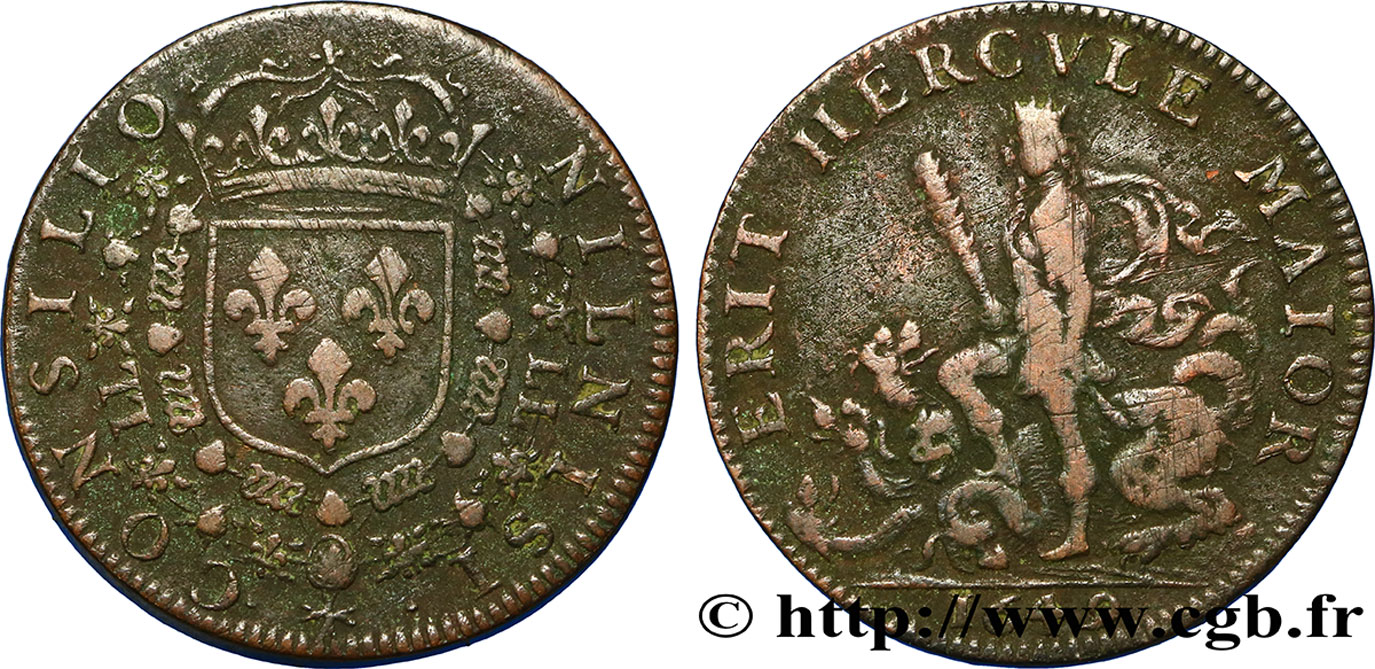 CONSEIL DU ROI Louis XIV TB