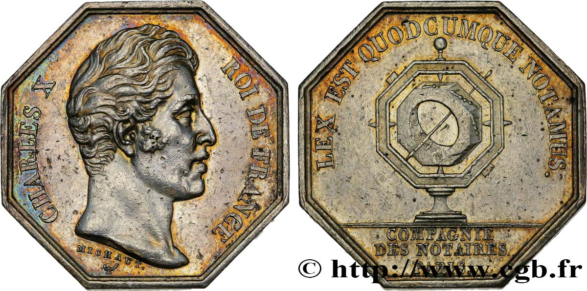 NOTAIRES DU XIXe SIECLE Notaires de Paris (Charles X) q.SPL