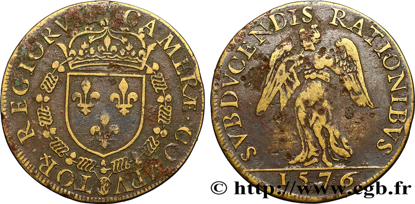 CHAMBRE DES COMPTES DU ROI HENRI III TTB