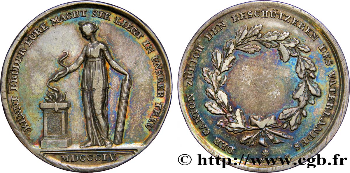 SCHWEIZ Jeton ou médaille du Mérite SS