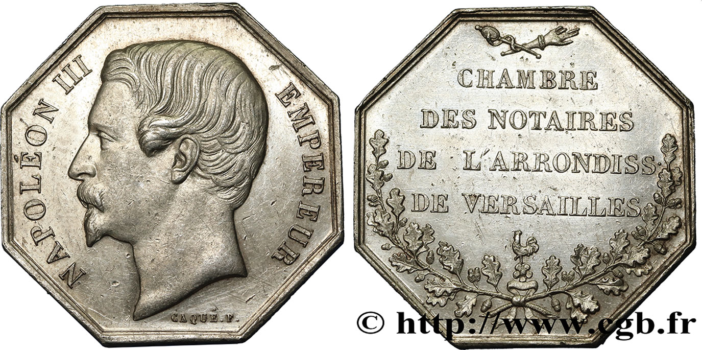 NOTAIRES DU XIXe SIECLE Notaires de Versailles (Napoléon III) SPL