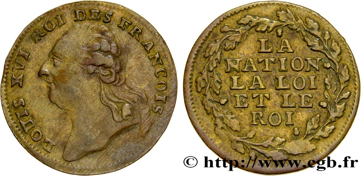 LOUIS XVI (MONARQUE CONSTITUTIONNEL)  LA NATION LA LOI ET LE ROI TTB