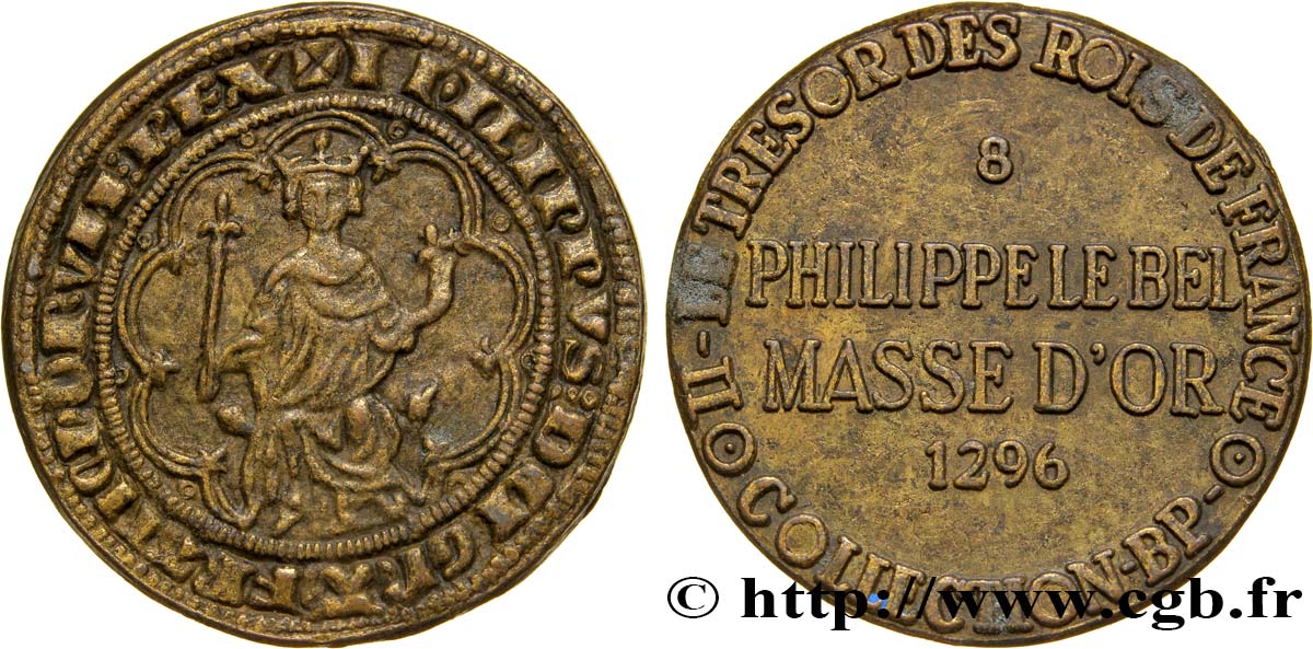 Jetons BP Philippe le Bel - Masse d’or - n°8 TB