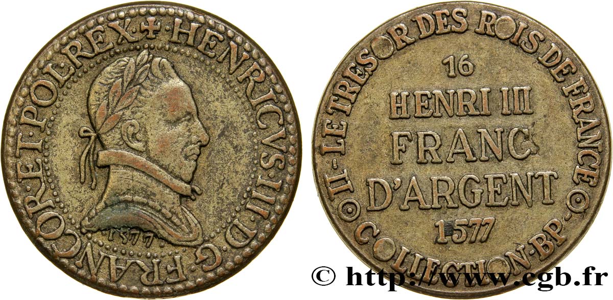 Jetons BP HENRI III - Franc d’argent - n°16 BC