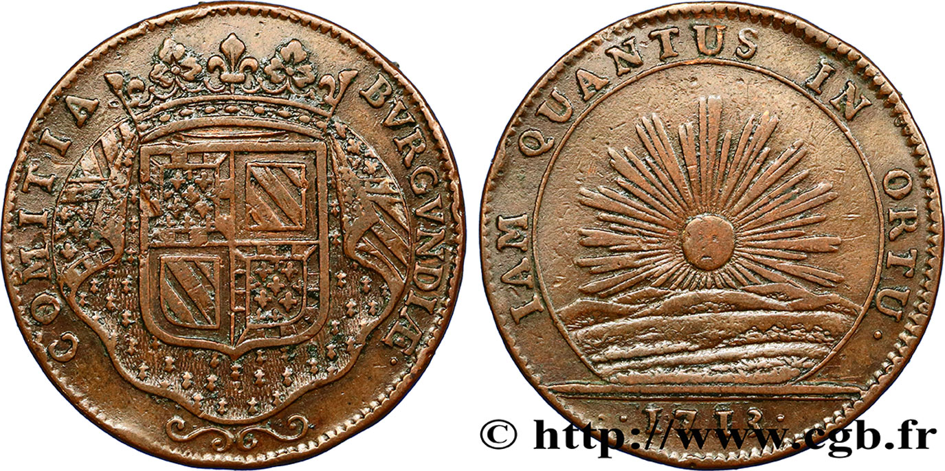BOURGOGNE (ÉTATS DE ...) Le dauphin Louis (futur Louis XV) TB+