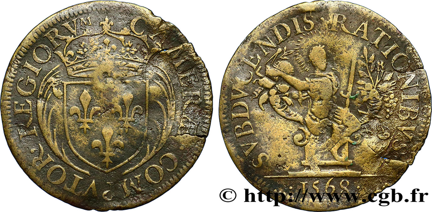 CHAMBRE DES COMPTES DU ROI CHARLES IX MB