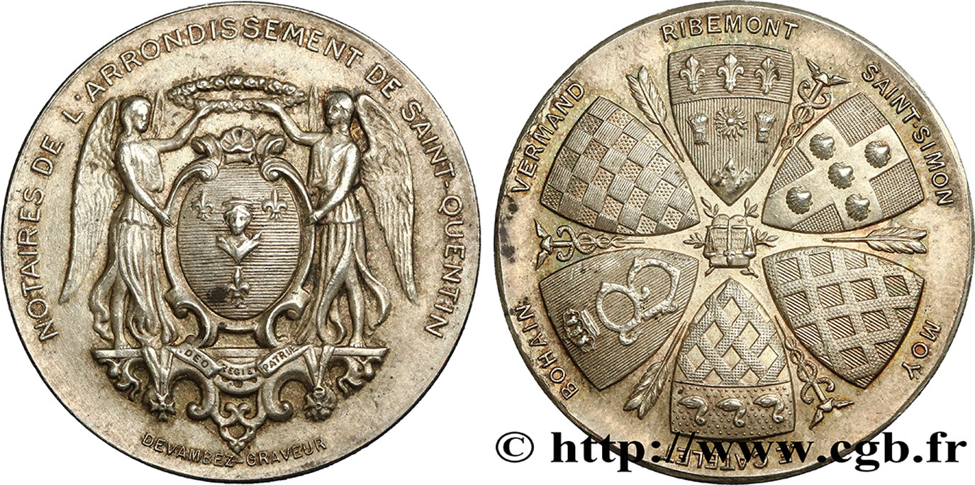 NOTAIRES DU XIXe SIECLE Notaires de Saint-Quentin MS