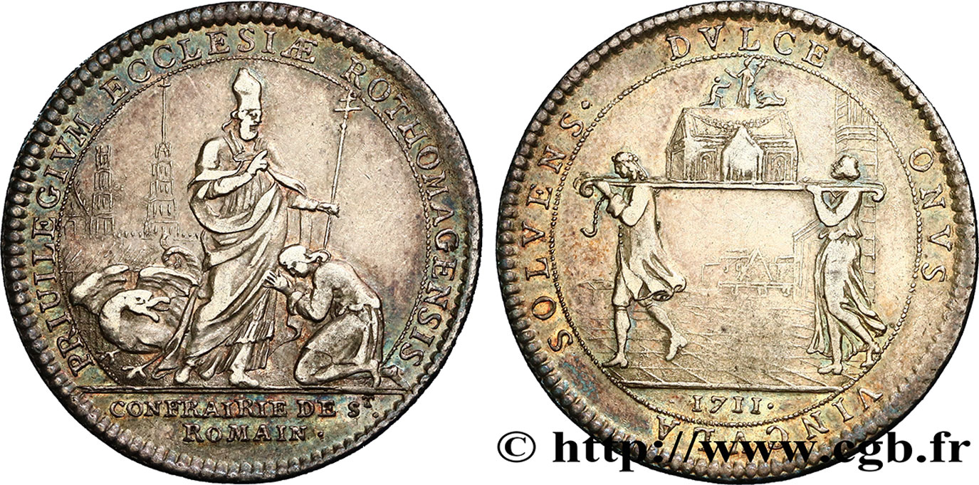 ROUEN - CLERGY AND CHURCHES Confrérie de Saint Romain XF