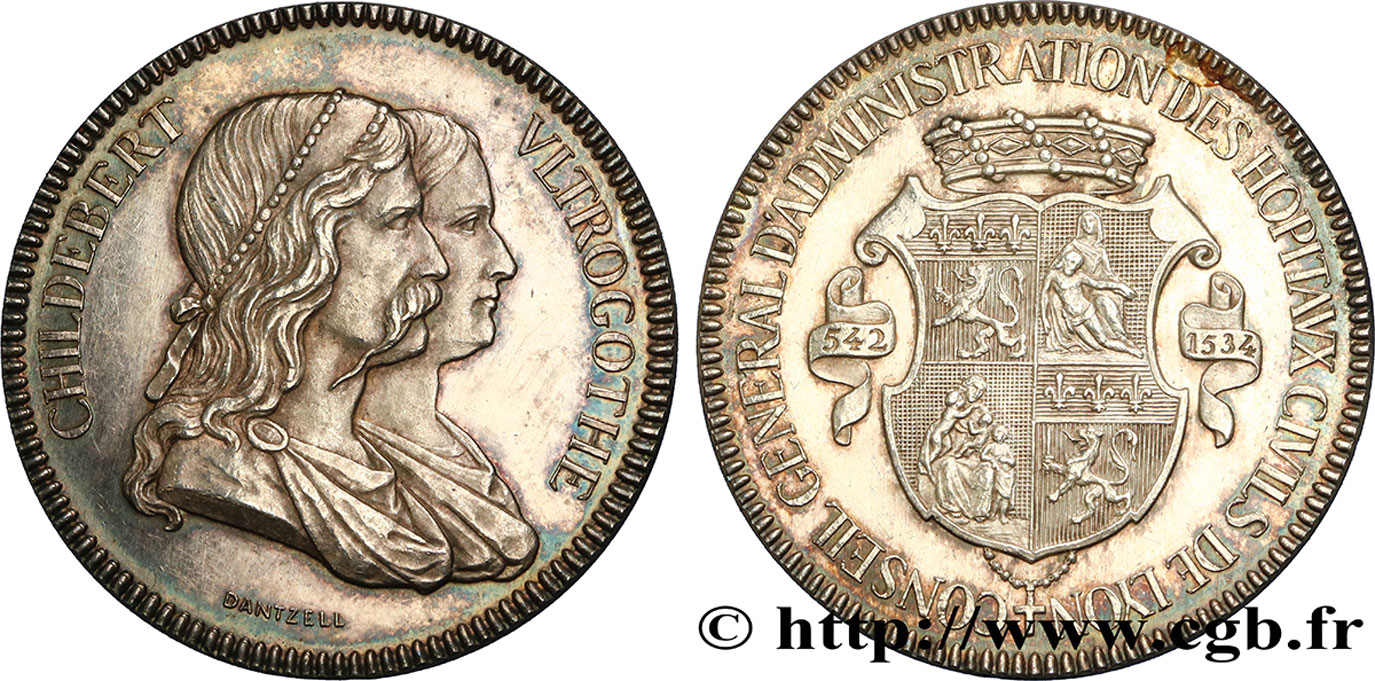 LYON ET DU LYONNAIS (JETONS ET MÉDAILLES DE...) Hôpitaux civils de Lyon, conseil d’administration SPL