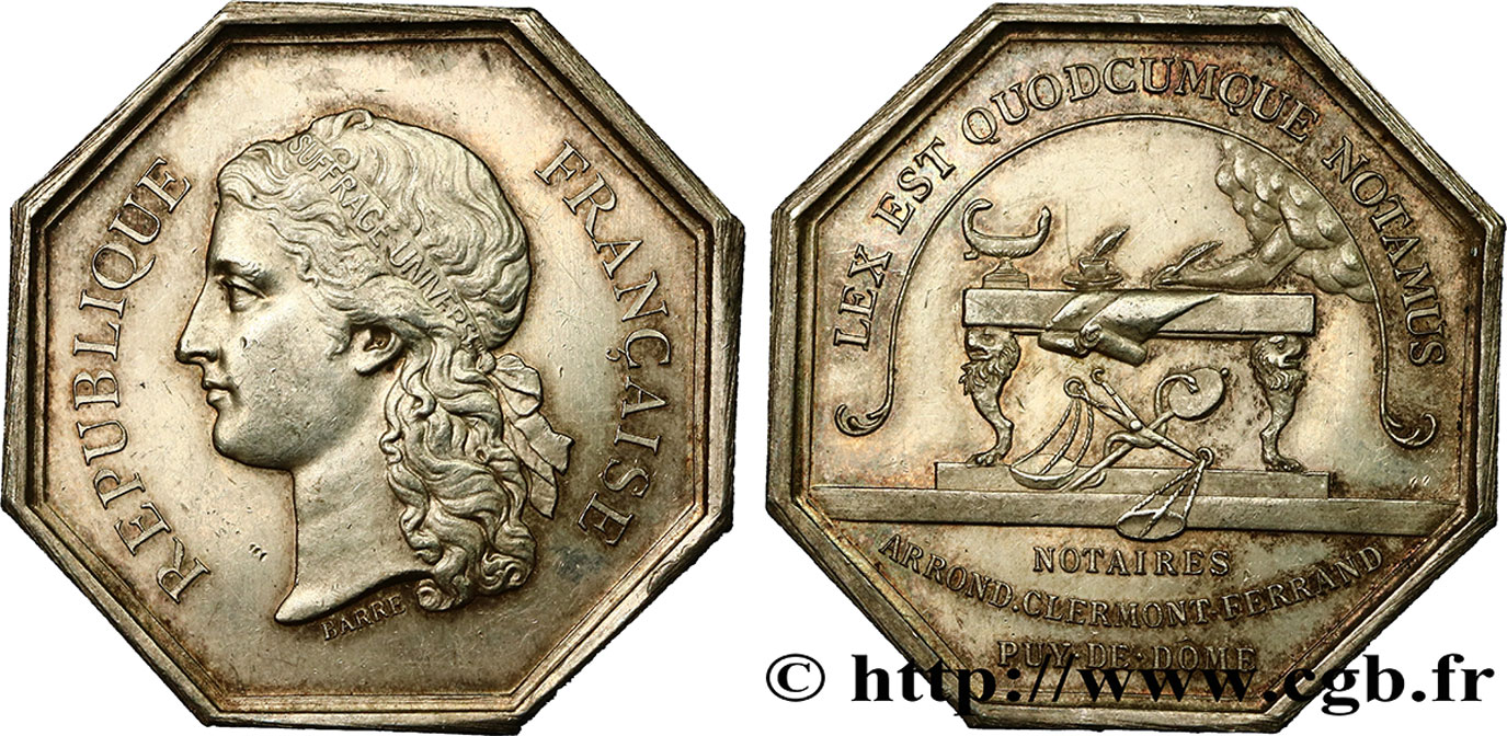 NOTAIRES DU XIXe SIECLE Notaires de Clermont-Ferrand SPL