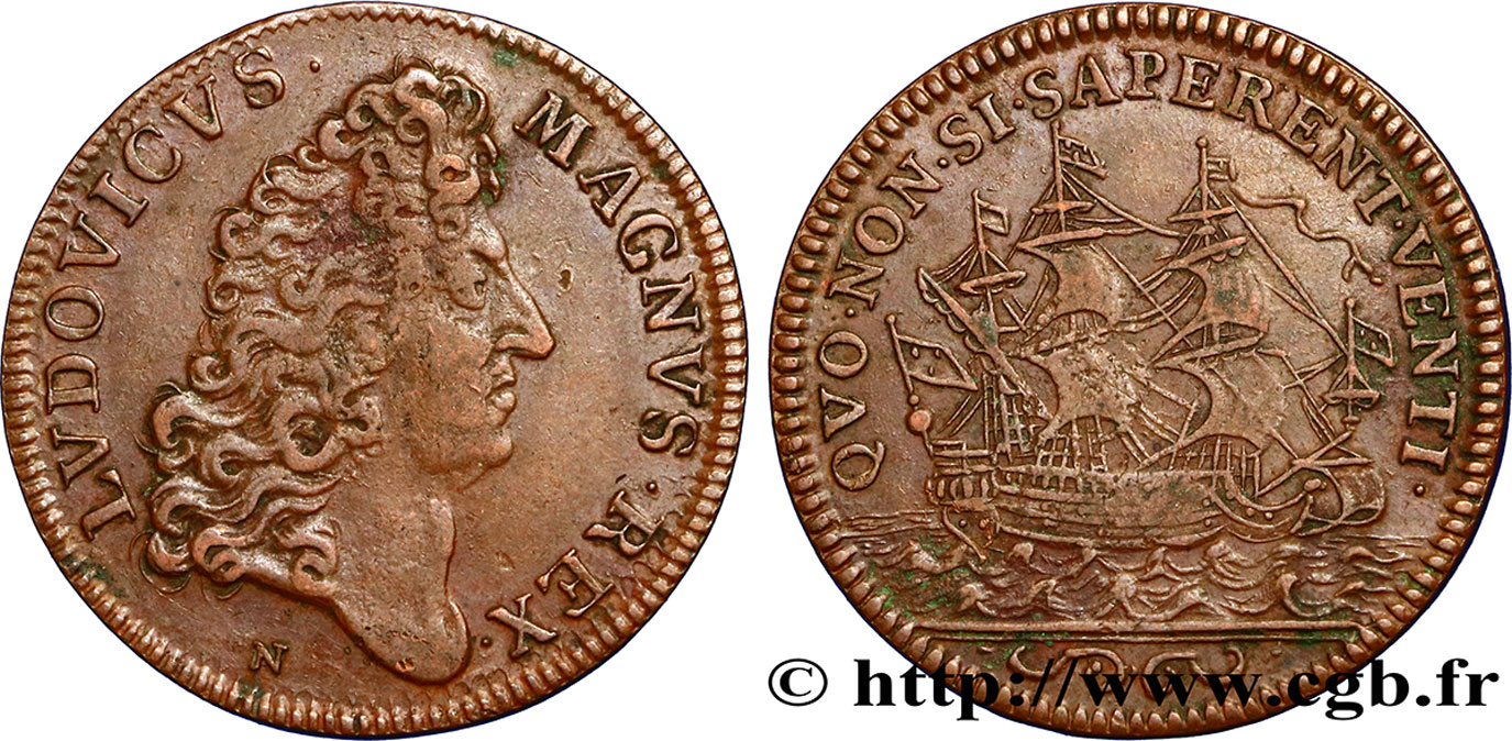 LOUIS XIV LE GRAND ou LE ROI SOLEIL Marine BB