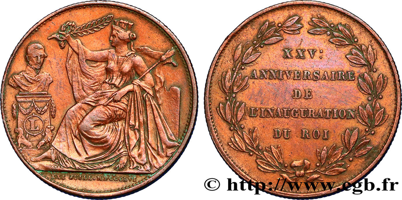 BELGIO 25e anniversaire de règne q.SPL