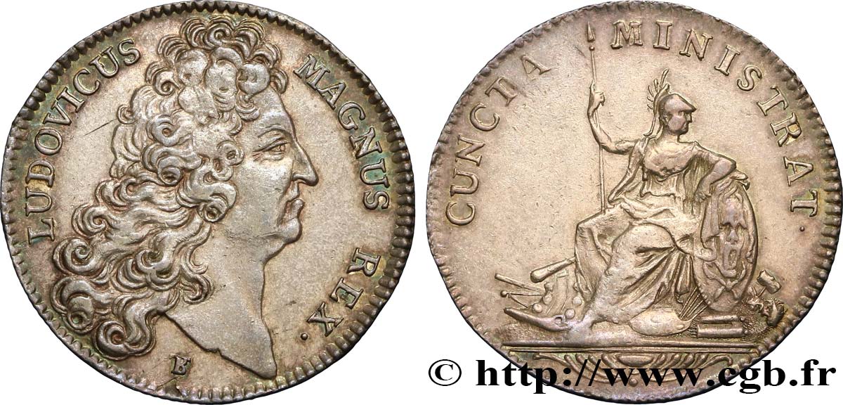 LOUIS XIV THE GREAT or THE SUN KING Émission vers 1712 AU
