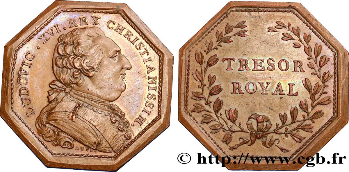 TRÉSOR ROYAL Émission de 1785 SUP