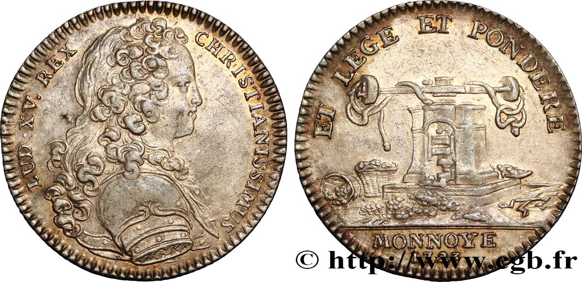 MONNAIE DE PARIS Louis XV TTB+