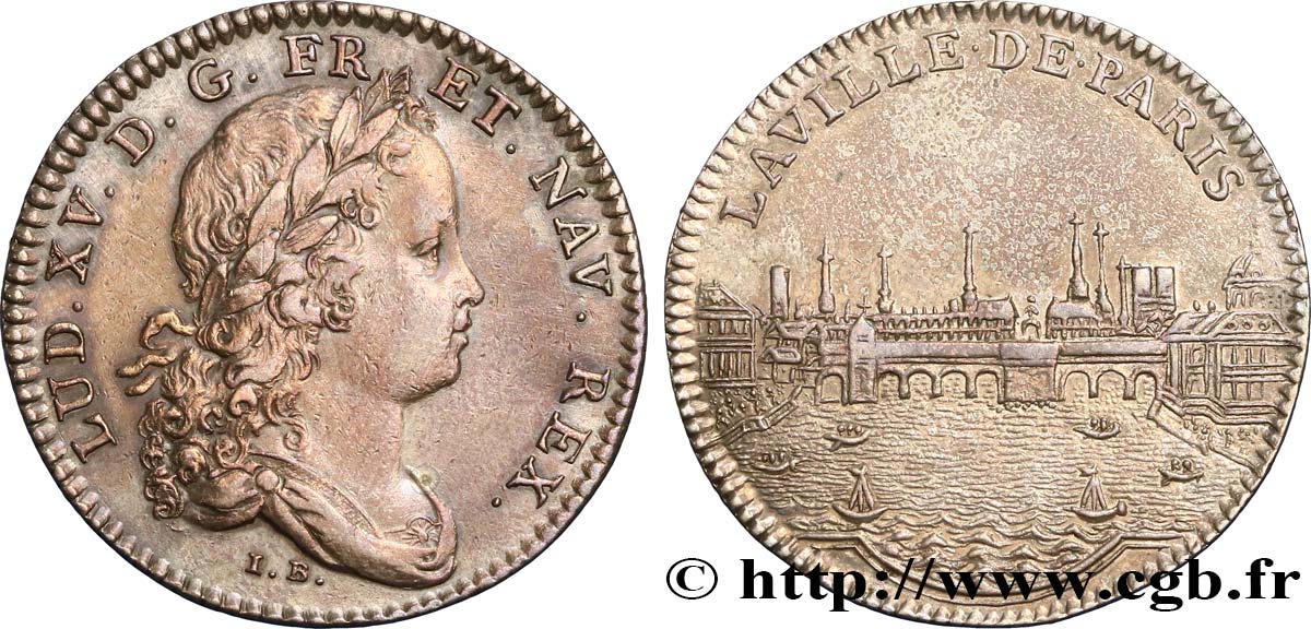 PARIS - ADMINISTRATION MUNICIPALE Paris, émission de 1715 SUP