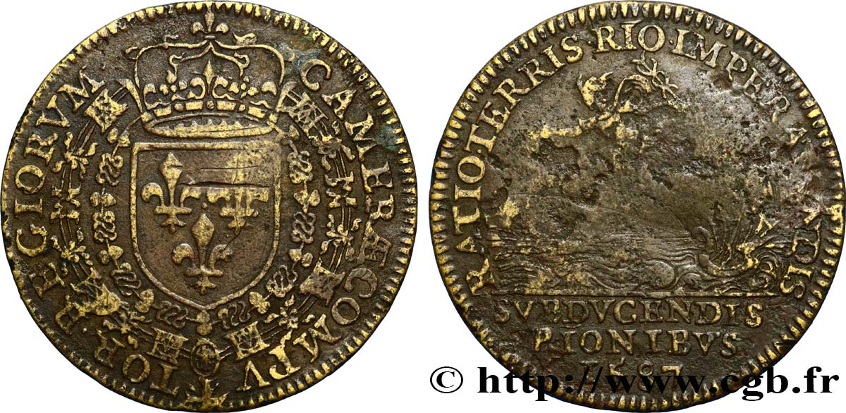 CHAMBRE DES COMPTES DU ROI / ACCOUNTS CHAMBER OF THE KING HENRI III VG