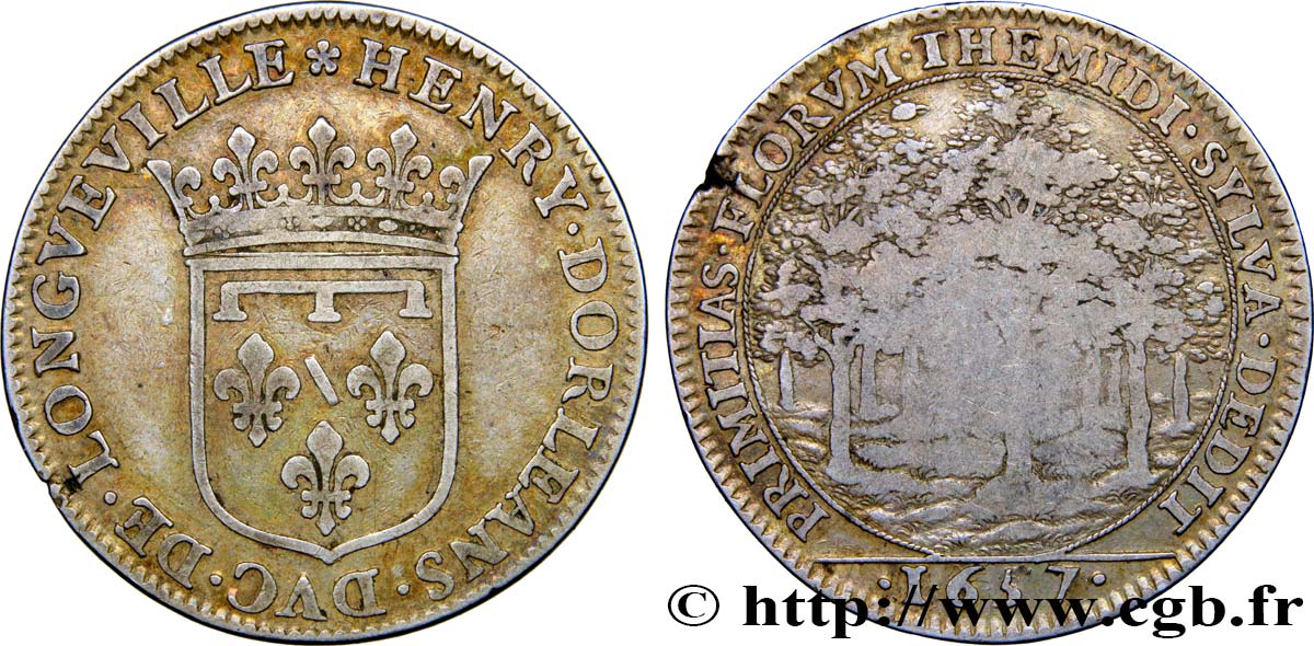SWITZERLAND - PRINCIPALITY OF NEUCHÂTEL - MARIE D ORLÉANS-LONGUEVILLE, DUCHESS OF NEMOURS Henri II d Orléans - Longueville VF