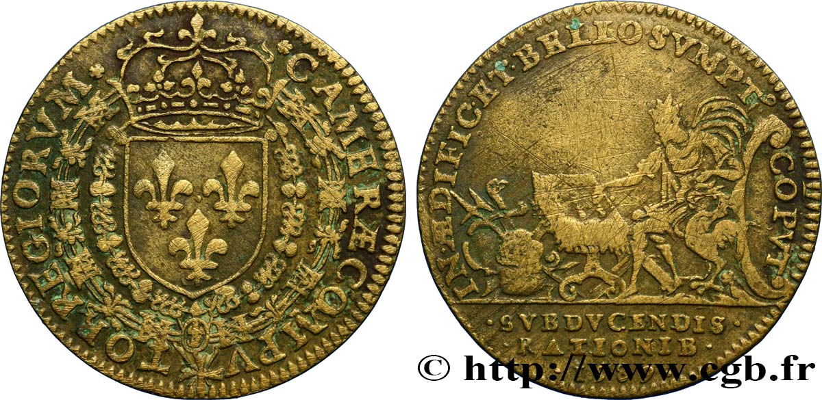CHAMBRE DES COMPTES DU ROI HENRI III TB+
