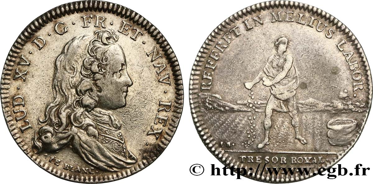 TRÉSOR ROYAL Jeton Ar 29, Trésor royal TTB