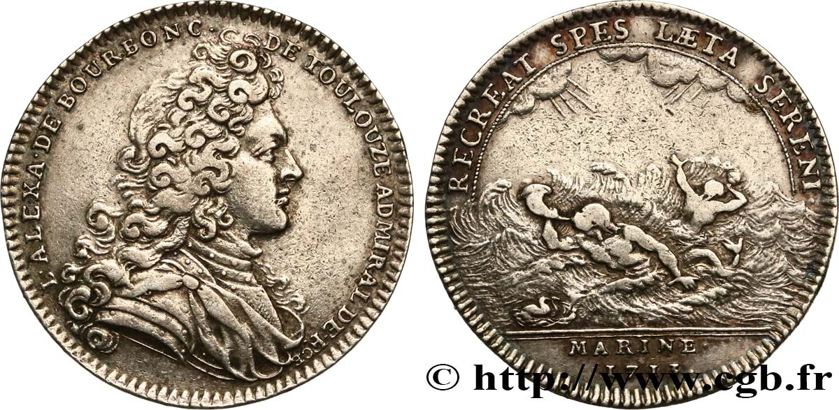 MARINE - GALERES ROYALES  Louis-Alexandre de Bourbon, comte de Toulouse TTB+