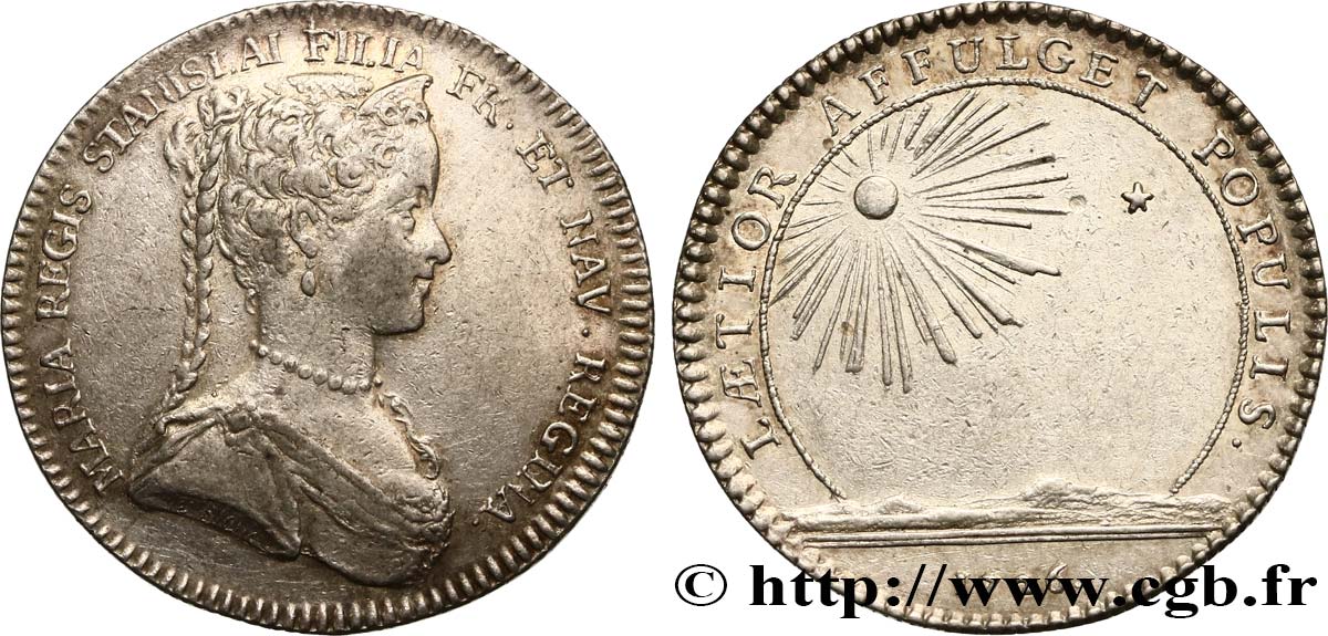 MAISON DE LA REINE MARIE LESZCZINSKA Jeton Ar 29 XF