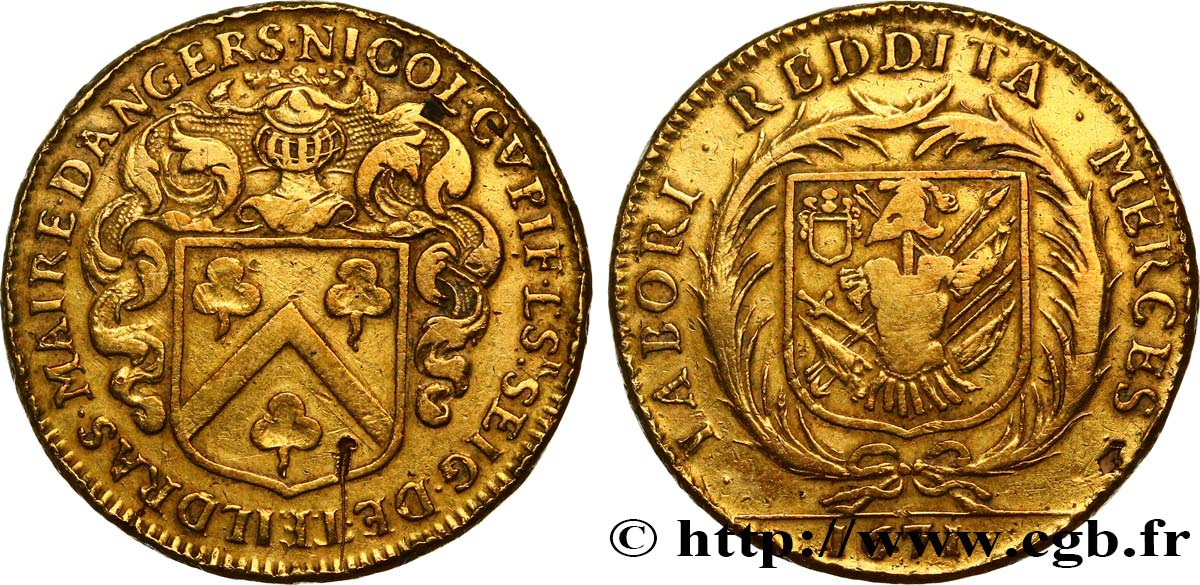 ANJOU - NOBLESSE Nicolas Cupif de Teildras, maire d’Angers TTB