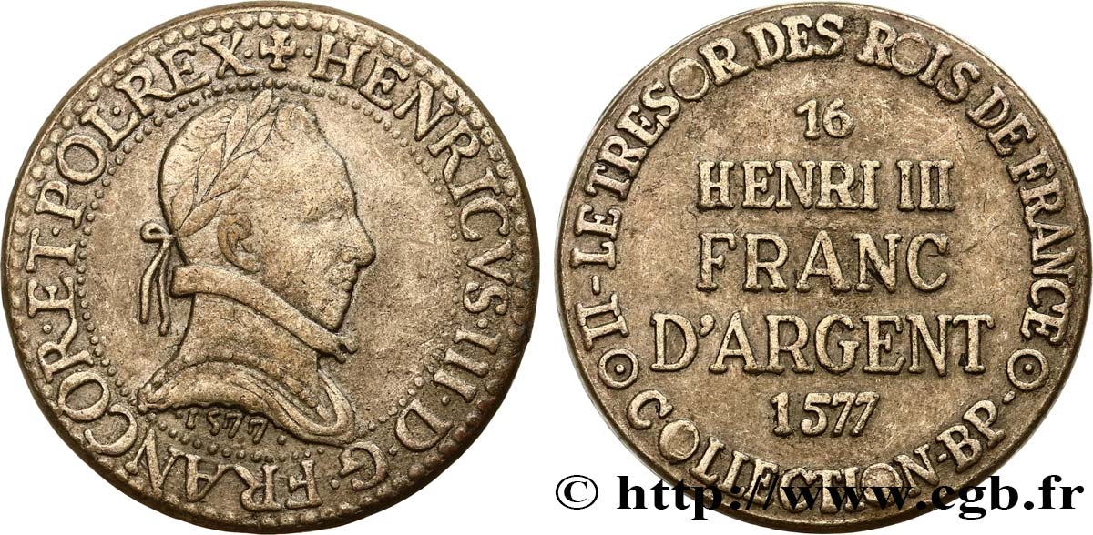 Jetons BP HENRI III - Franc d’argent - n°16 S