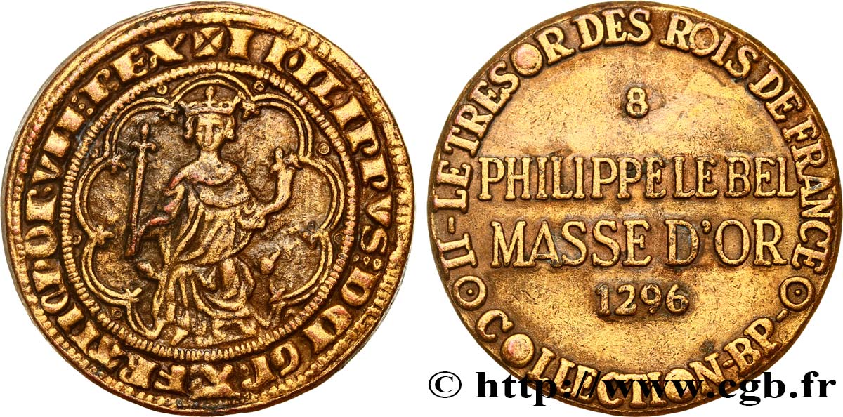 BP jetons and tokens Philippe le Bel - Masse d’or - n°8 VF