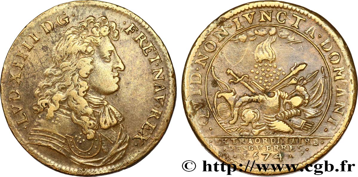 LOUIS XIV THE GREAT or THE SUN KING EXTRAORDINAIRE DES GUERRES VF