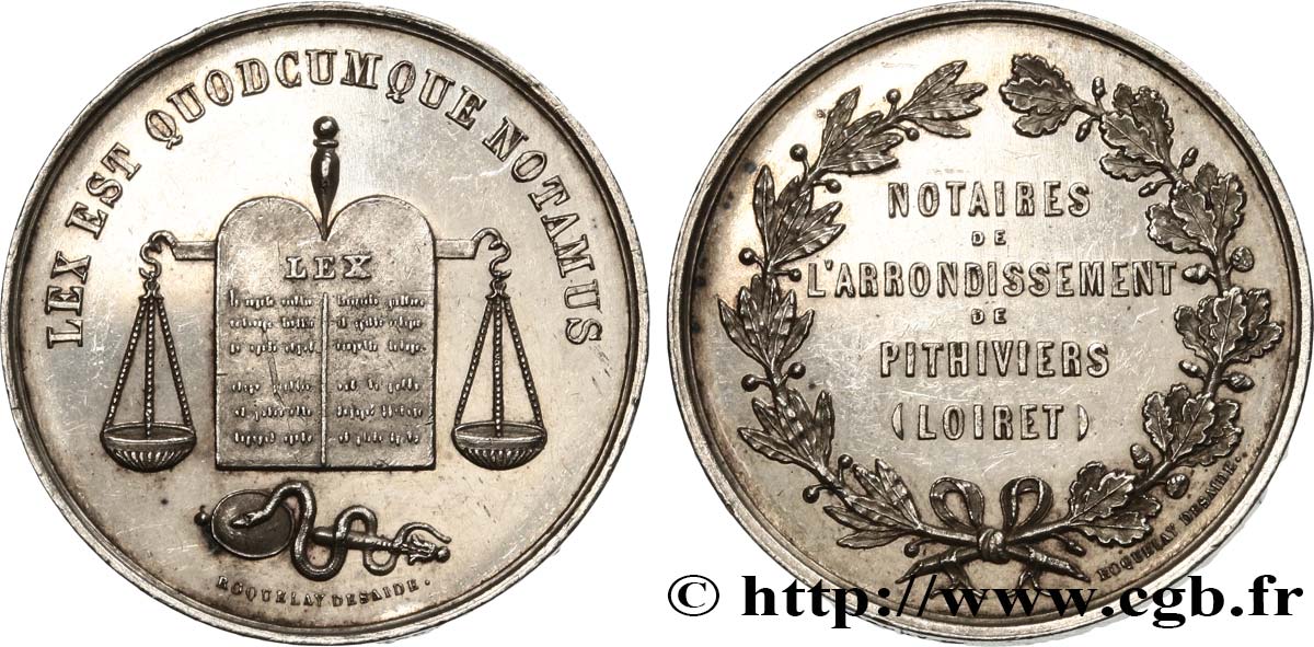 19TH CENTURY NOTARIES (SOLICITORS AND ATTORNEYS) Notaires de Pithiviers AU