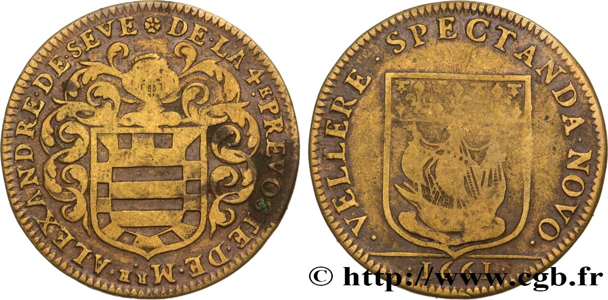 ILE DE FRANCE - VILLES et NOBLESSE Alexandre de Sève, prévôt des marchands de Paris B