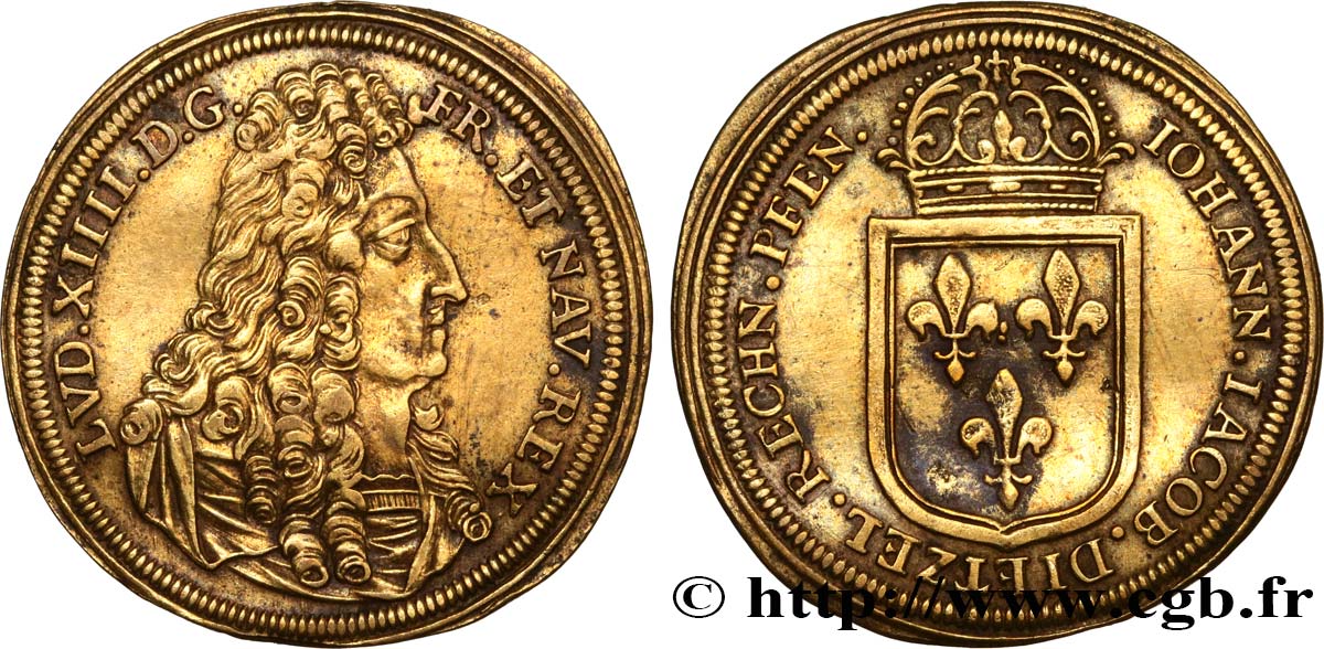 ROUYER - X. NUREMBERG JETONS AND TOKENS Louis XIV XF