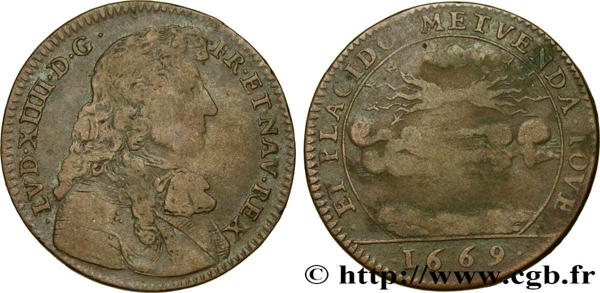 LOUIS XIV THE GREAT or THE SUN KING  VF