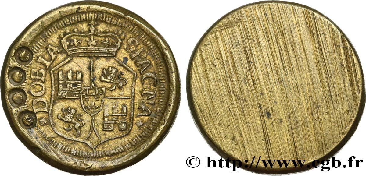 ESPAGNE Poids monétaire pour la pièce de 8 Réals - Philippe IV TTB