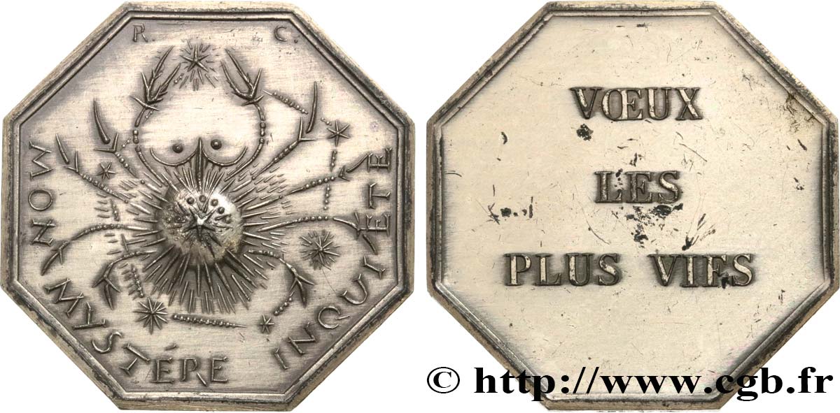 MISCELLANEOUS NOT ATTRIBUTED JETONS AND TOKENS Jeton de voeux SPL