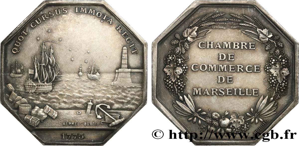 CHAMBRES DE COMMERCE Chambre de commerce de Marseille 1775 fjt_564229 Jetons