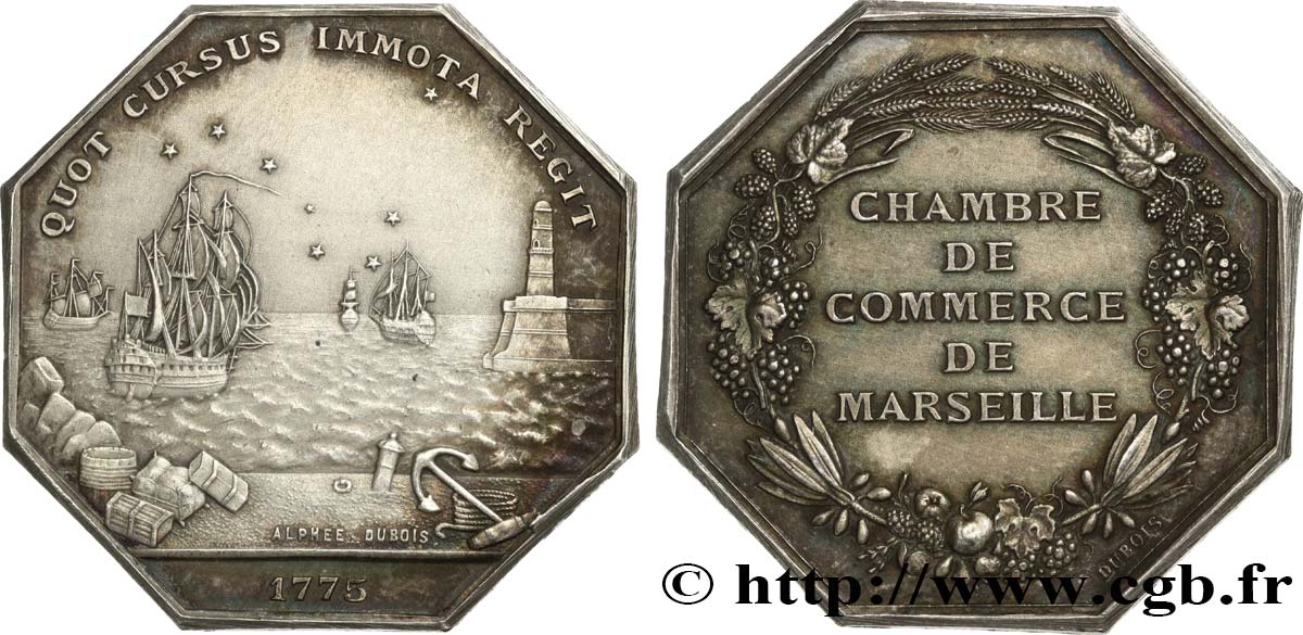 CHAMBRES DE COMMERCE Chambre de commerce de Marseille 1775 fjt_564230 Jetons