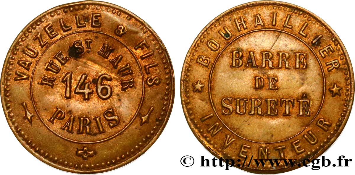 ADVERTISING AND ADVERTISING TOKENS AND JETONS VAUZELLE & FILS AU