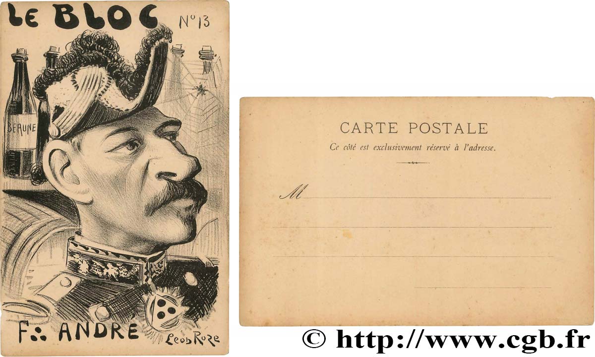 FRANC-MAÇONNERIE - PARIS carte postale satirique SC