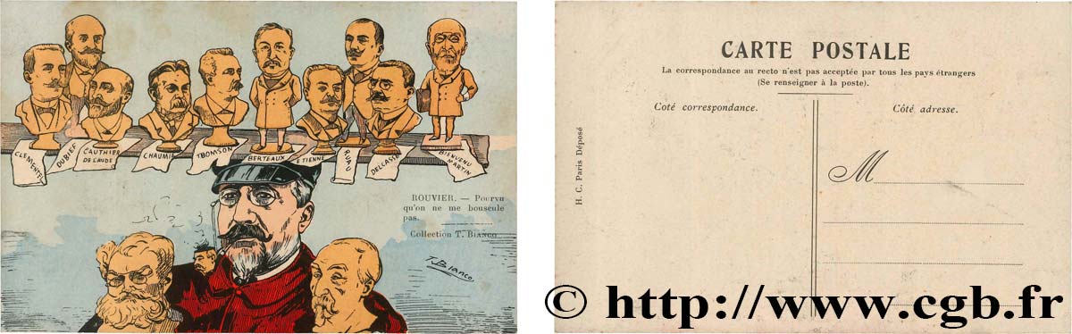 FREEMASONRY carte postale couleurs satirique MS