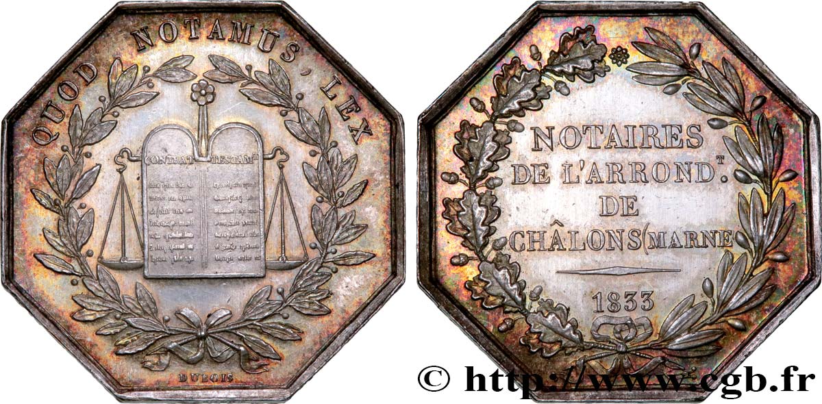 19TH CENTURY NOTARIES (SOLICITORS AND ATTORNEYS) Notaires de Châlons-en-Champagne AU