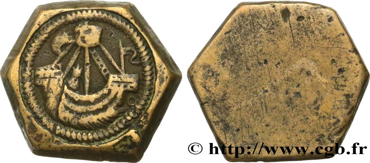 ENGLAND - COIN WEIGHT Poids monétaire pour le Noble d’or d’Edouard III à Edouard IV VF