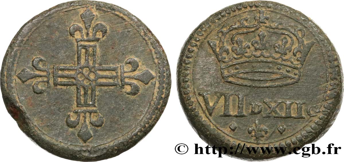 HENRI III à LOUIS XIV - POIDS MONÉTAIRE Poids monétaire pour le quart d’écu q.SPL