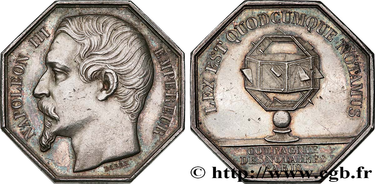 NOTAIRES DU XIXe SIECLE Notaires de Paris (Napoléon III) BB