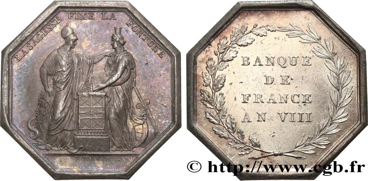 BANQUE DE FRANCE BANQUE DE FRANCE sans poinçon, refrappe du bicentenaire de la Banque de France SUP
