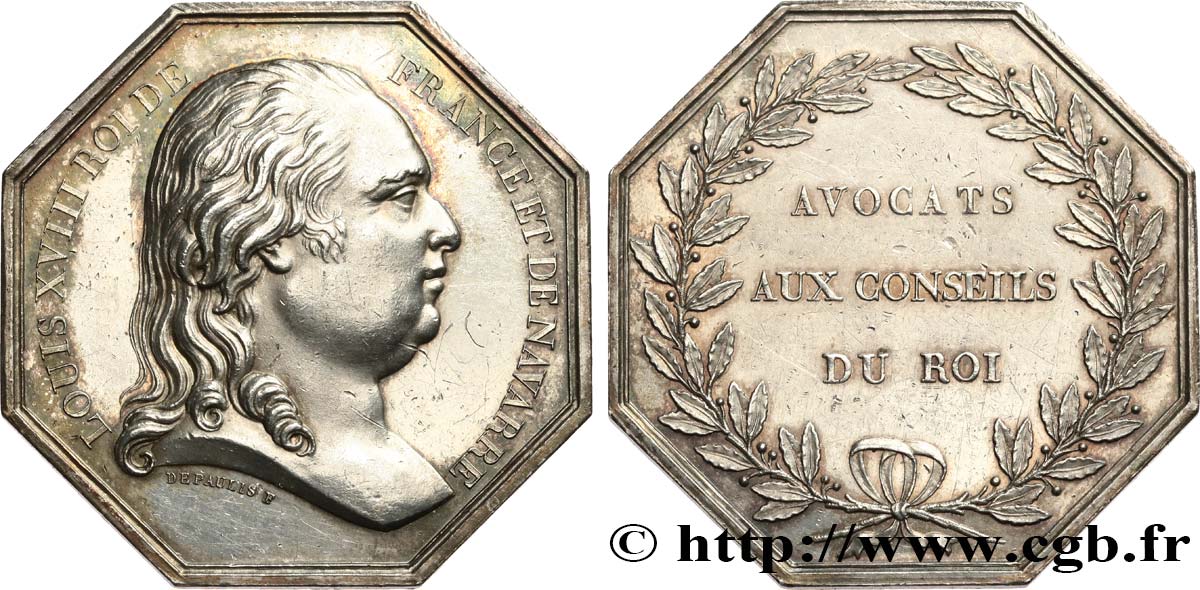 DROIT ET JURIDIQUE Louis XVIII - AVOCATS AUX CONSEILS DU ROI TTB+